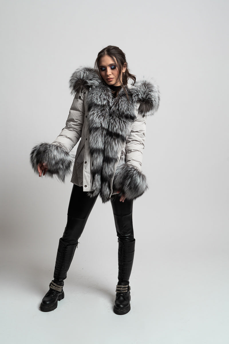 parka en renard mareus
